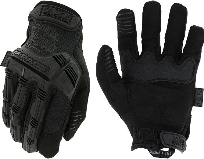 M-Pact® Covert Gloves (Large, All Black)